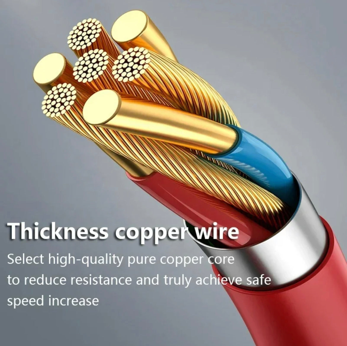BlackBoar Ultracharge - 65W Dash Warp Charge Cable, USB A to Type C, 6A Data Sync Fast Charging Cable 1.2 M length