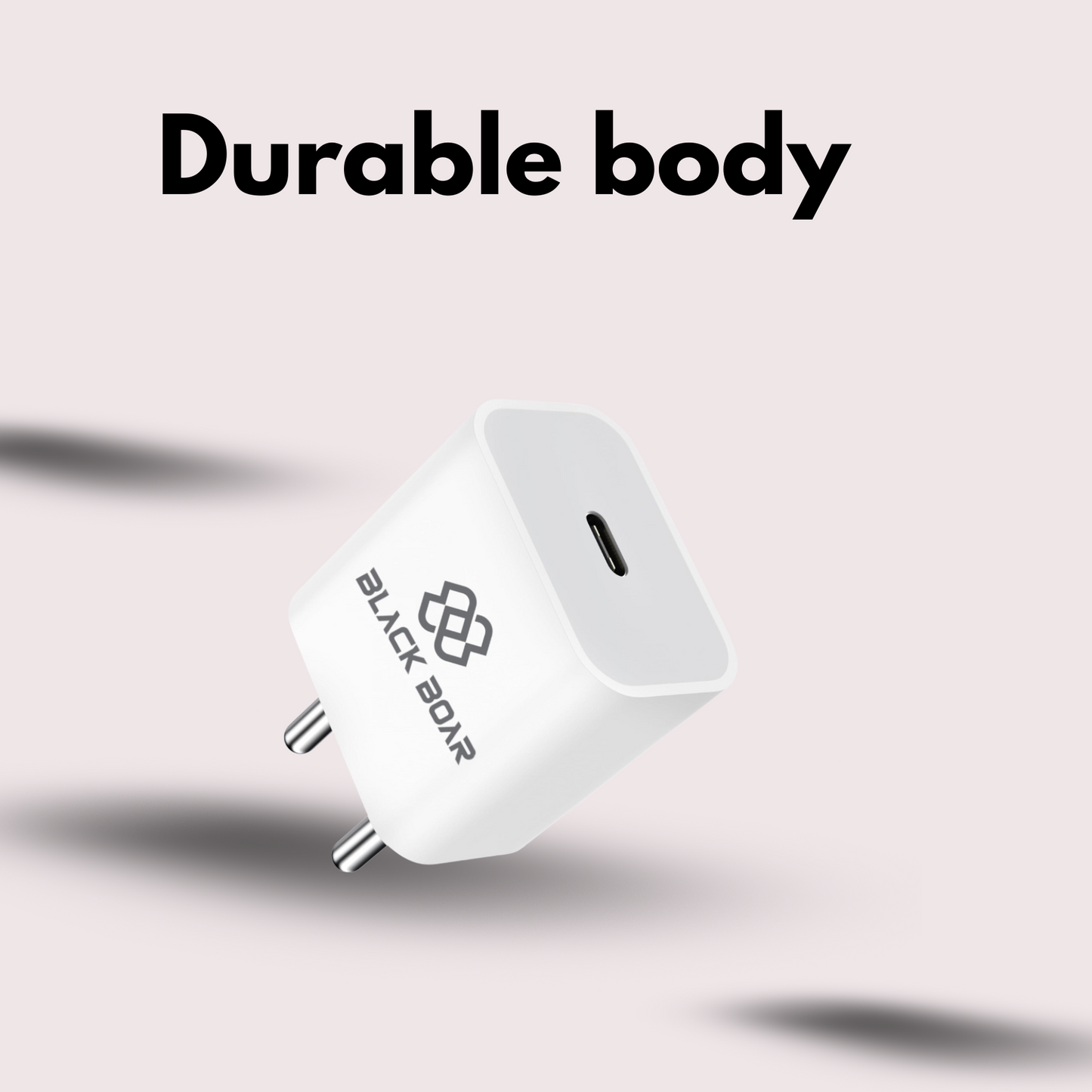 BlackBoar PowerPulse iPhone 20W Charger Type C Adapter, Compatible with iPhone 16/16 Plus/16 Pro/16 Pro Max, iPhone 15/15 Plus/15 Pro/15 Pro Max, iPhone 14/13/12/11 Series with PD 3.0 USB-C 20 Watt Fast Charging Adaptor BIS Certified