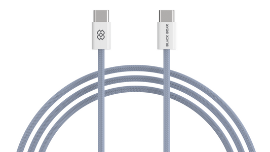 BlackBoar Velocity - Type C to Type C, 60W 6A Fast Charging Braided Cable 1.2 M length