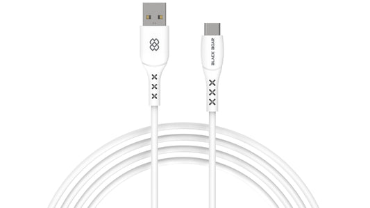 BlackBoar Essential - Type A to Type C 3A 18 watt PVC Fast Charging & 3amp; Data Sync Cable 1 M Length