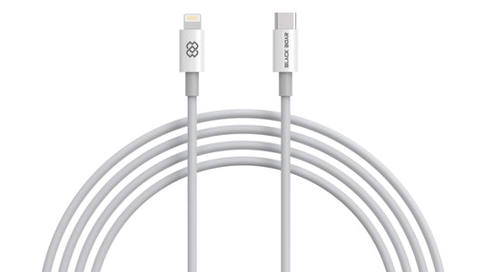 BlackBoar Fusion - Type C to Lightning , 27watt 3A Fast Charging Cable, Premium TPE Material, Support to all Lightning Devices 1M Length