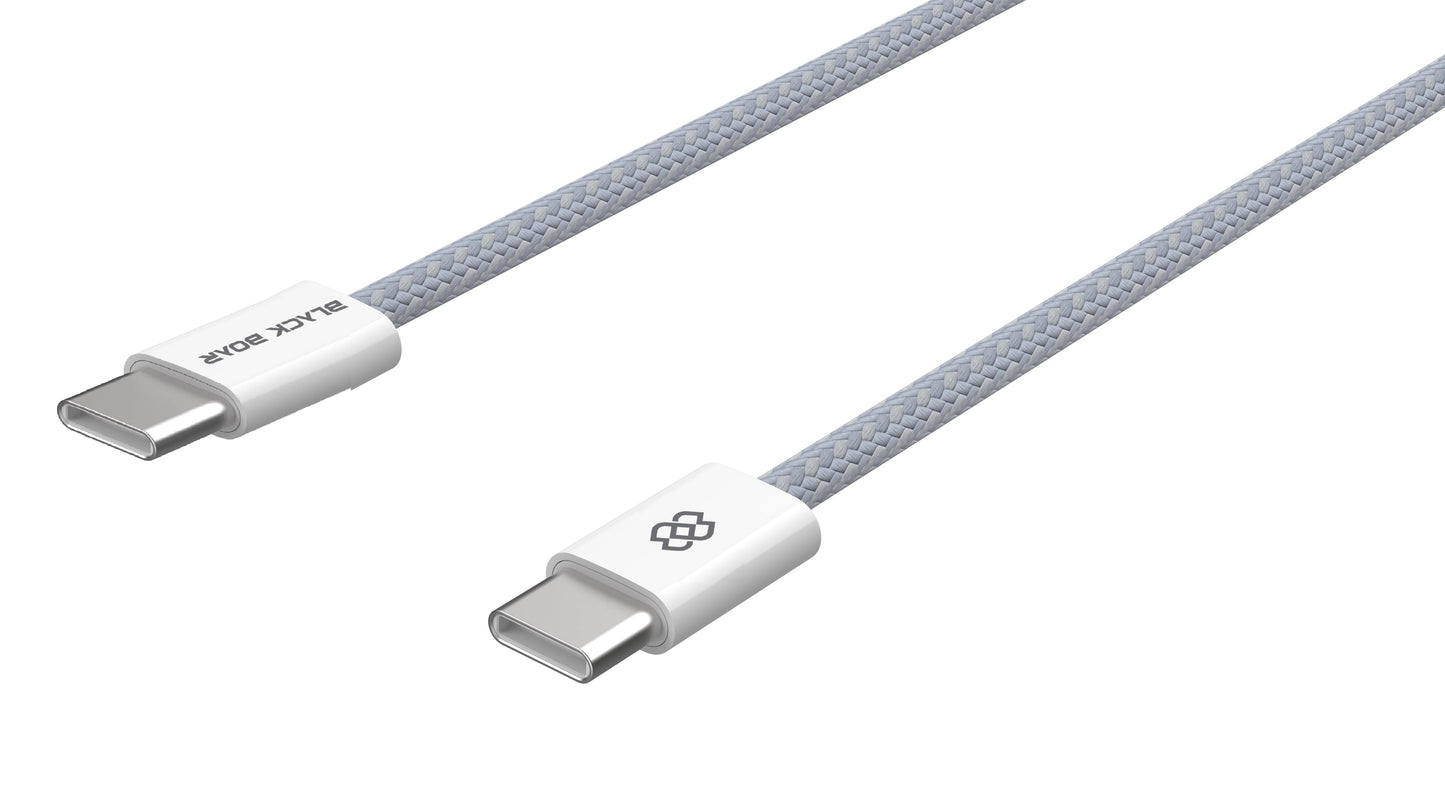 BlackBoar Velocity - Type C to Type C, 60W 6A Fast Charging Braided Cable 1.2 M length